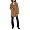 Tahari Women's Double-Faced Luxury Soft Blend Peacoat-Wrap Wool Coat with