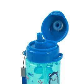 IDRINK® - 400 ml Children's Drinking Bottle with Straw (SHARK)