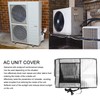 Silver AC Unit Cover Air Conditioner Unit Aluminum Foil Dustproof