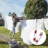 Heavy Duty Clothesline Pulley Kit - 2 Pack Tensioner Separator