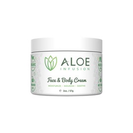 Body and Face Moisturizer - Natural Moisturizing Cream with Organic Aloe Vera - Skin Care for Dry Skin, Anti Wrinkle, Acne Scars, Rosacea, Psoriasis Eczema Cream Lotion for Men and Women