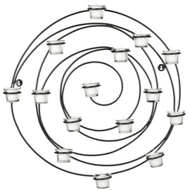 Safavieh Wall Art Collection Flourished Spiral Candle Holder Wall Sconce