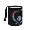 Darisoco Dog Paw Heart Car Garbage Can Mini Car Trash