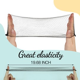 20PCS Hair Nets Invisible and 40PCS U Shaped Hair Pins Set, FANDAMEI 20PCS 50cm Hair Nets for Bun Black Elastic Edge Mesh and 40pcs Hair Bun Pins for Women, girls, Ballet Bun Maker Dance (Black)