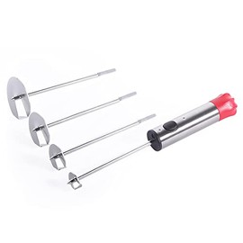 Newness Vegetable Corer, [Multi-Purpose, Sharp Blade] Veggie Corer Drill Fruit Corer with Ergonomic Anti-Slip Handle, 4 Sizes Veggie Drill for Coring and Hollowing out Zucchini, Potatoes, Carrot