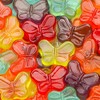Albanese World's Best Mini Gummi Butterflies, 7.5 Ounce Peg Bag