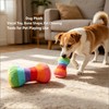Tiosen 2Pcs Dog Plush Vocal Toy, Bone Shape, Pet Chewing