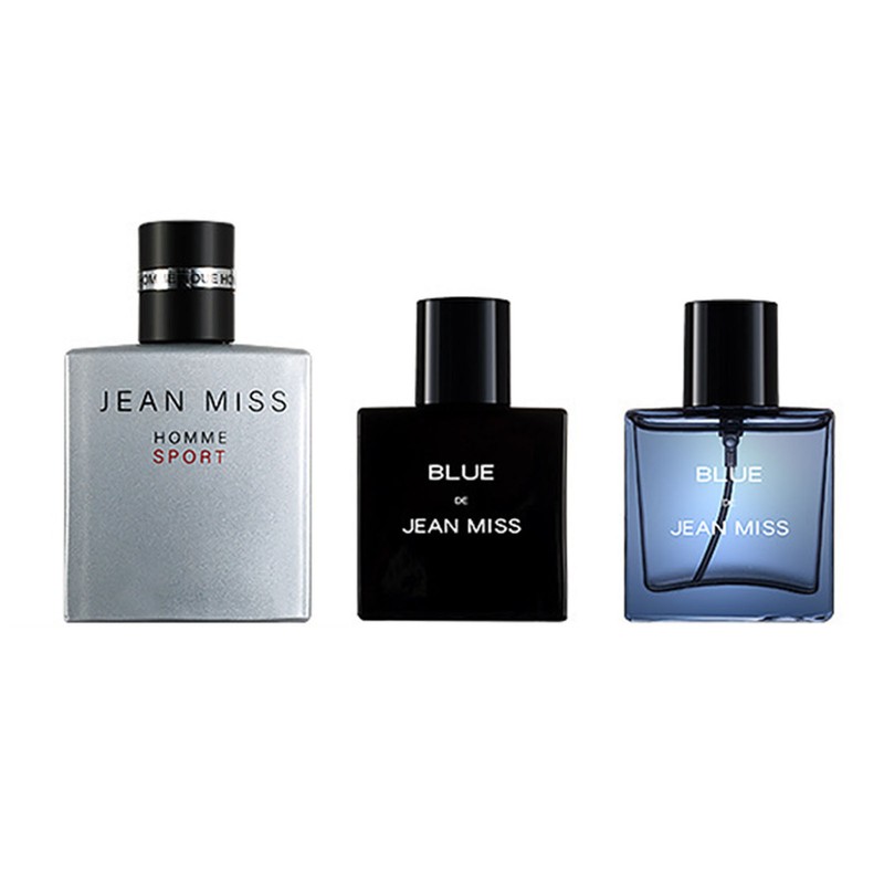 3 Pcs Men's Perfume Set Refreshing Long Lasting Light Scent