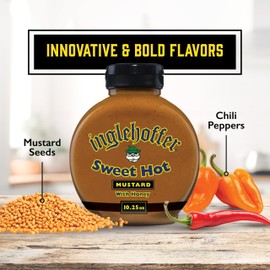Inglehoffer Sweet Hot Mustard with Honey 10.25 oz Squeeze Bottle