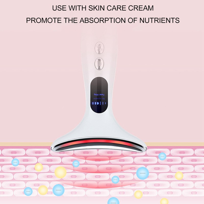 Neck Lifting Massager Microfrequency Vibration 3 Modes Neck Skin Tightening