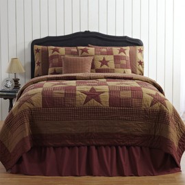 VHC Brands Ninepatch Star Quilt