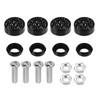 X AUTOHAUX 1 Set Bling Car License Plate Fasteners Screws