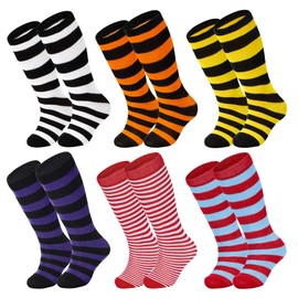 Zando Youth Soccer Socks Girls Softball Socks Stretchy Knee High Socks 10-12 Years Girls Cotton Baseball Socks Youth Boys Outdoor Athletic Socks Girls 10-12 Years