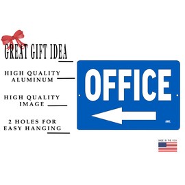 Office Left Arrow Metal Tin Sign Business Retail Store Home Large Restaurant Bar Office Hotel