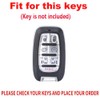 TECART Leather Smart Key Fob Case Cover Protector with Leather