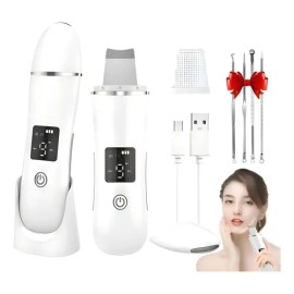Limpiador Ultrasónico Scrubber Facial Skin Peeling Portatil                                                                                           