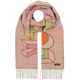 FRAAS Cashmink Scarf Love Forever - 56 x 200 cm - Made in Germany - Warm Scarf for Women, Blossom