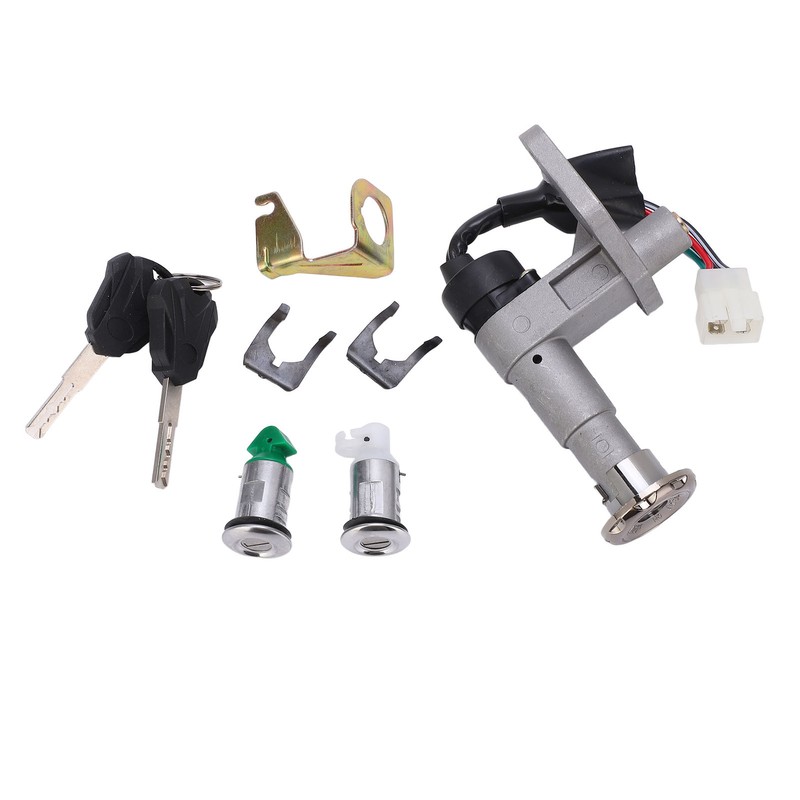 Ignition Switch Key Set 4 Wires Metal Alloy Universal for