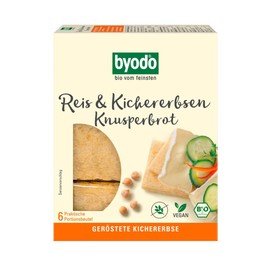 Byodo - DE-ÖKO-013 Organic Crisp Bread Rice & Chickpeas 120 g - Pack of 1