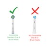 HOYT DESIGN for Oral-B Countertop Electric Toothbrush Replacement Brush Head