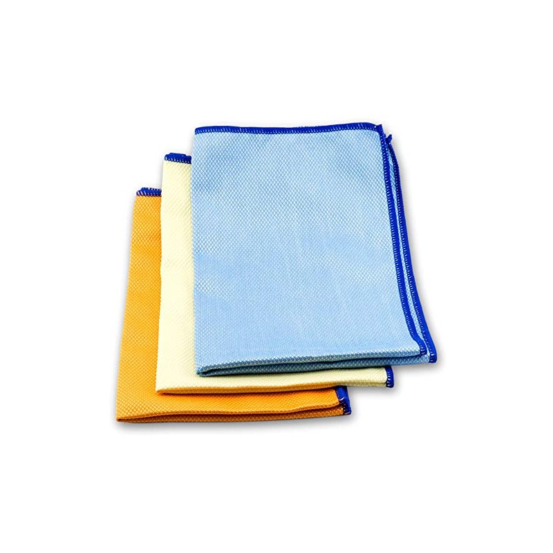 AQUA CLEAN Premium Microfibre Cleaning Cloth, Lint-free (Pack of 6,