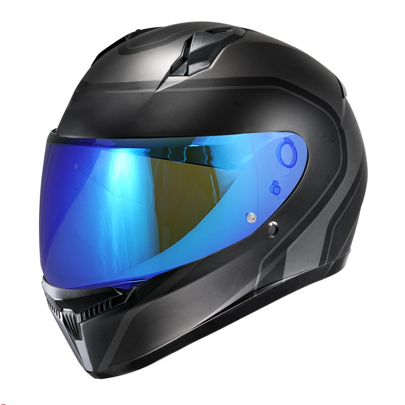 VCOROS HJ-34P Helmet Visor - HJ-34P Helemt Shield Visor Tinted