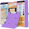 Nursing Clipboard Foldable Clipboard Medical: Nursing Edition Cheat Sheets Aluminum