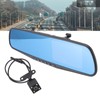 Luqeeg Rearview Mirror Dash Cam, 4.3in Screen 1080P Full Smart
