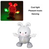 Electronic Dancing Bunny Cartoon Robot Music LED Early Education Dancing