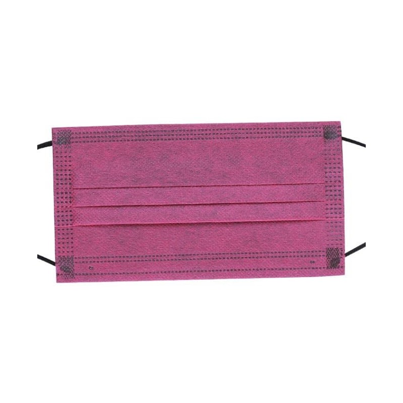 Amalet Roses Color Mask, Non-woven Fabric, Disposable, for Adults, Three-Layer