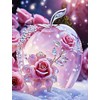 Diamond Art Painting Kits for Adults, Pink Rose 5D Diamond