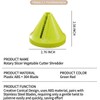 Multifunctional Spiral Vegetable Slicer & Manual Rotating Grater Peeler