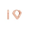 Gold&Deer 14K Goldfield Square One-Touch Earrings White Gold / 골드앤디어