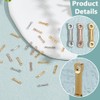 PH PandaHall 180pcs 3 Colours Bar Links Connector Bar Jewellery
