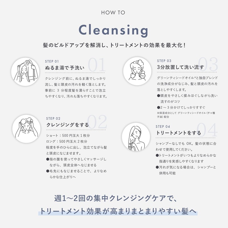 YOU TOKYO Hair Cleansing Pre-Shampoo Reset Cleansing Head Spa Hair