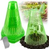 UCandy 30 Pack Garden Cloches for Plants with 60 Stakes,