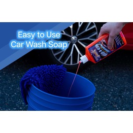 Gliptone Premium Car Wash Soap Wash-N-Glow, pH-Neutral, Non-Spotting Thick Concentrated Washing Solution, 64 Fl Oz