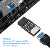 MZHOU USB 3.2 Type-E to USB 2.0 9-Pin Adapter -