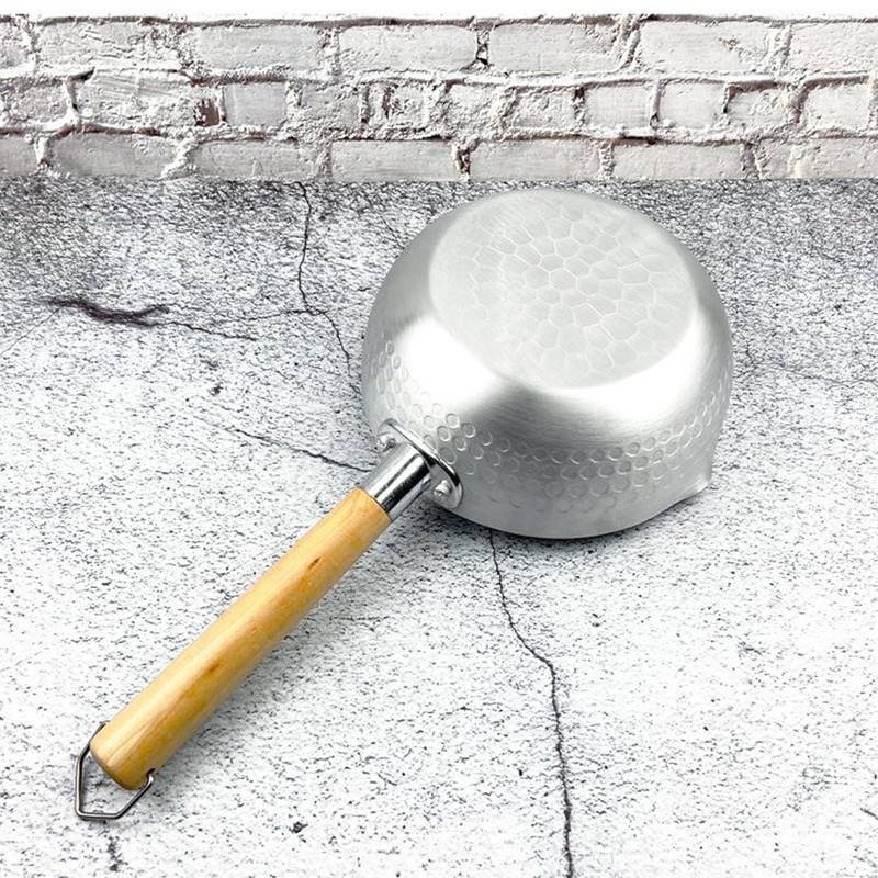 Milk Warmer Pot Prevent Sticking Flat Bottom Even Heating Aluminium