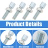 MIRKUZI Brake Levers 10pcs M6 Adjustment Screws for Bicycle Brake