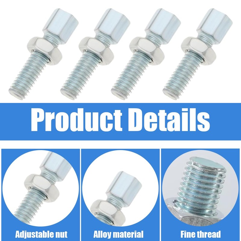 MIRKUZI Brake Levers 10pcs M6 Adjustment Screws for Bicycle Brake