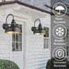 Bestshared 14" Gooseneck Barn Light Farmhouse Wall Mount Light Fixture