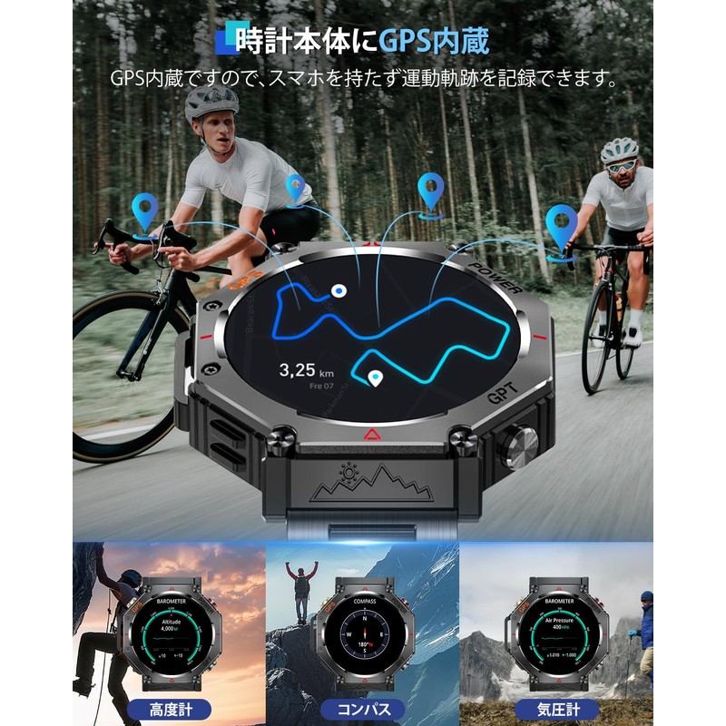 Smart Watch (2025 Newest Evolution), Built-in GPS, CHATGPT Included, 2