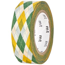 MT Washi Masking Tape Argyle Green (MT01D163)