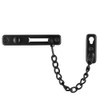 JQK Door Chain Lock Black, Stainless Steel Door Guard with