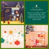 Christmas Advent Calendar with 24 Cardboard Treasure Boxes Empty Xmas