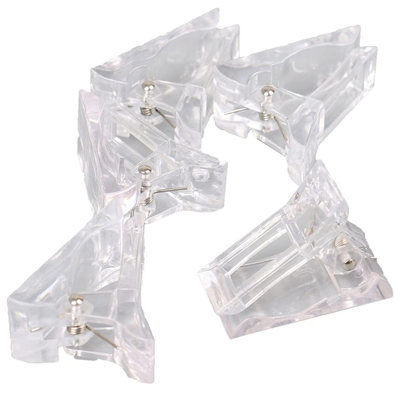 5PCS Nail Tips Clip Clamps for Poly Gel Quick Building
