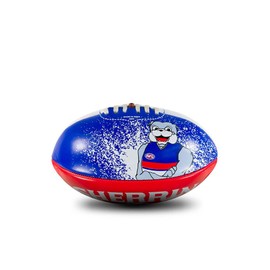 Sherrin Western Bulldogs AFL Team Softie Football, Size 20cm