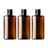 Natural Cosmetics Laboratory PET Bottle, Oval One-Touch Cap, Brown, 1.7