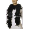 1 x Black Feather Boa 180 cm Boa Costume Carnival Bachelor Parties
